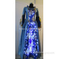 lady LED light up evening dress